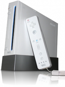 Wii-Konsole in weiß